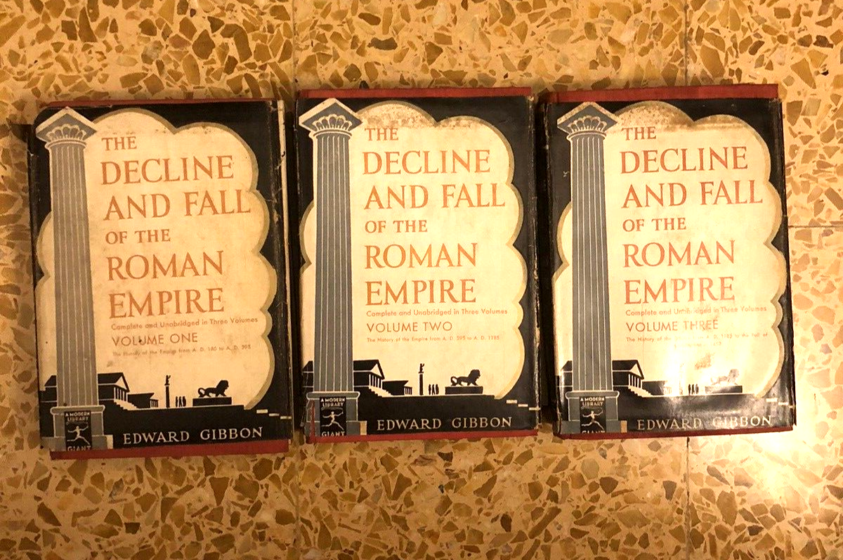THE DECLINE AND FALL OF THE ROMAN EMPIRE - EDWARD GIBBON, THE MODERN LIBRARY