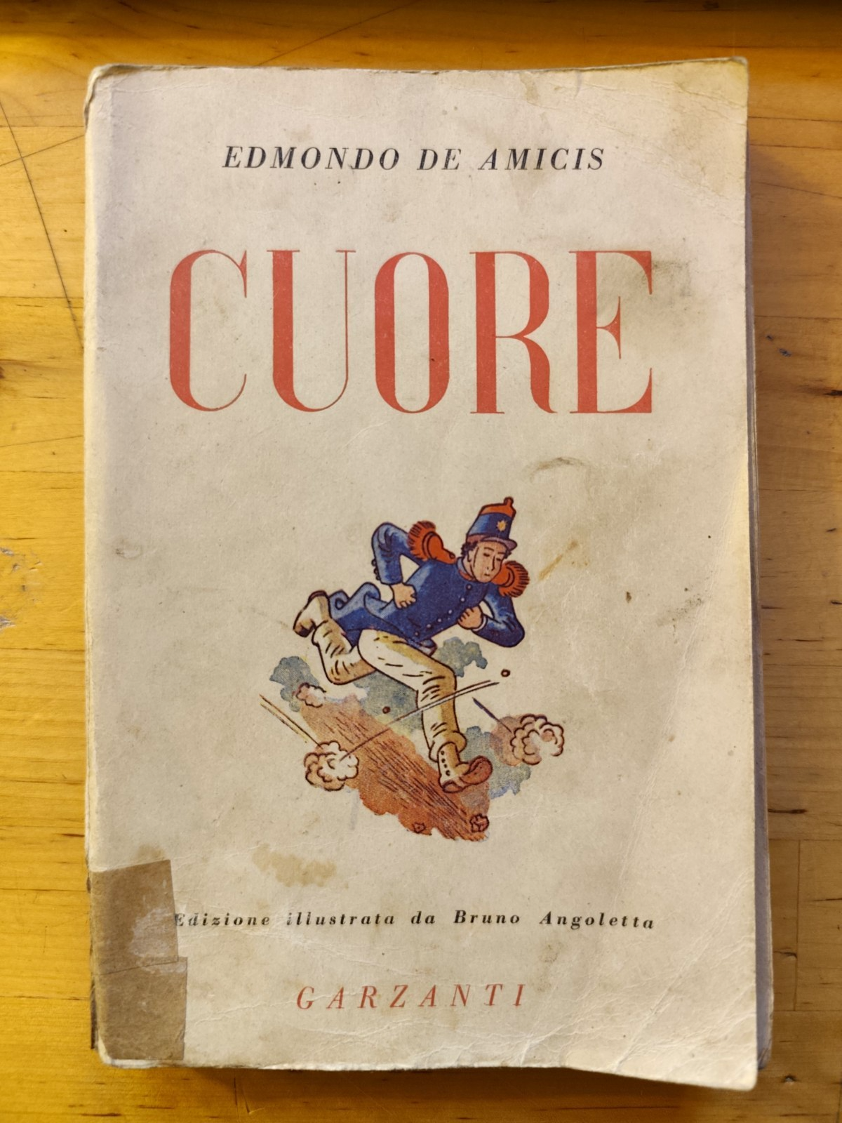 Cuore, Edmondo de Amicis 1946 illustrato da Bruno Angoletta - Garzanti