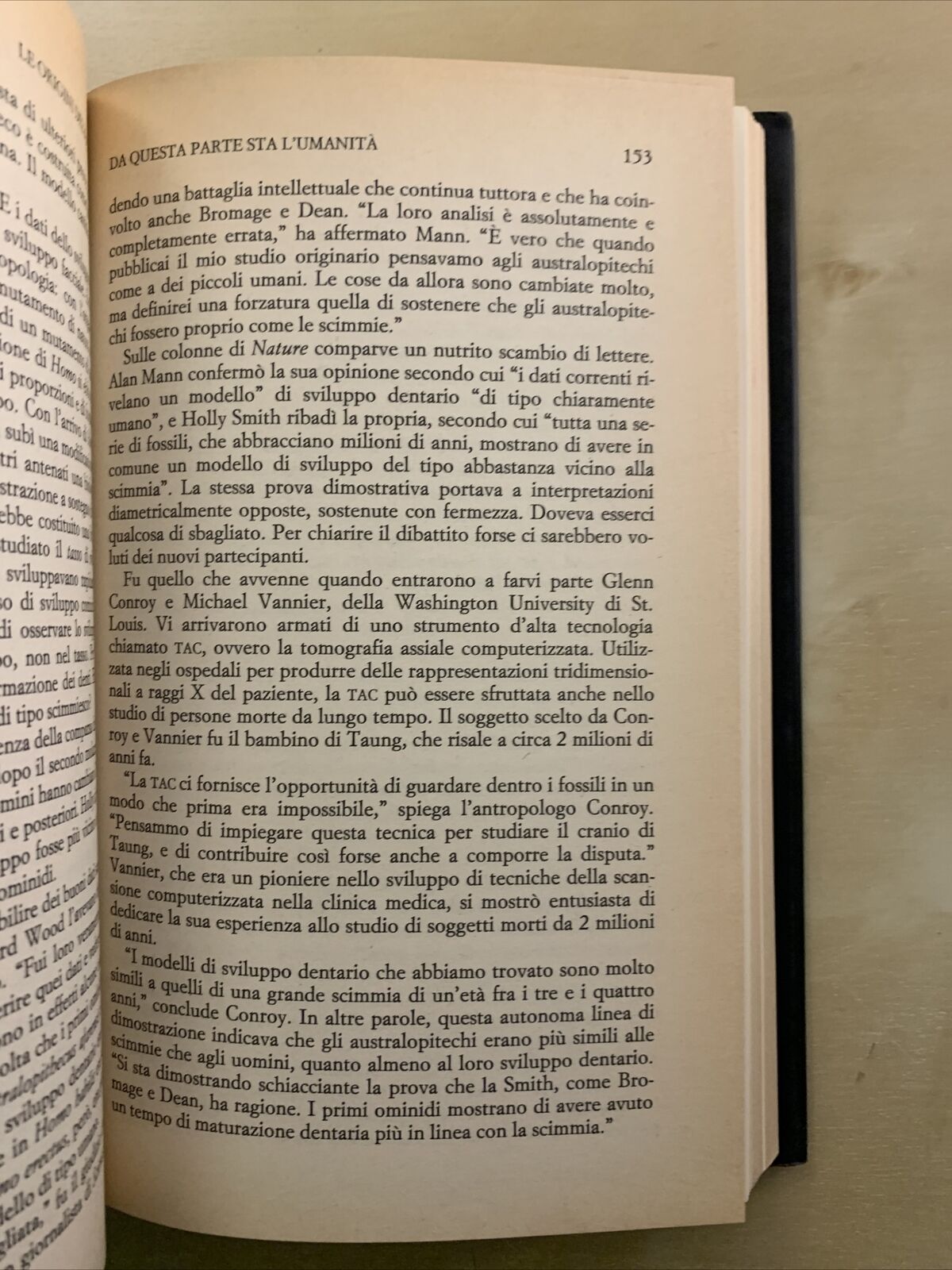 LE ORIGINI DELL'UOMO - Richard Leakey & Roger Lewin, Bompiani 1993