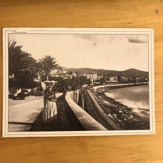 Cartolina SAN REMO CORSO IMPERATRICE - COM'ERA non viaggiata