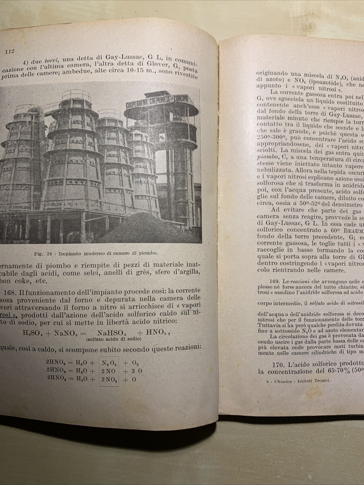 ELEMENTI DI CHIMICA - Francesco Andreini, Cappelli 1943 #