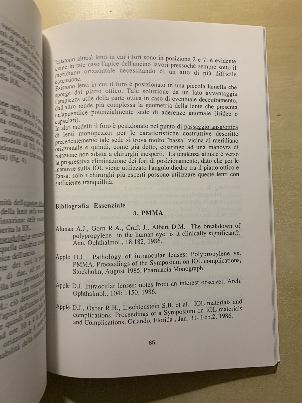 COME APRIRE GLI OCCHI SULLE IOL - CAVINA, M. GATTI, P. VERSURA, S. VOLANTI #