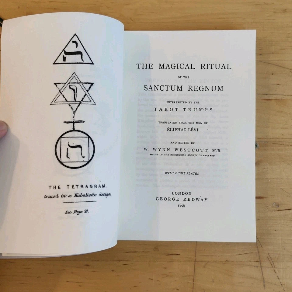 The Magical Ritual of the Sanctum Regnum Tarot Trumps. Eliphaz Levi Reprint 2026